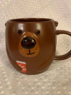 Tim Hortons brown bear holiday mug from 2025.